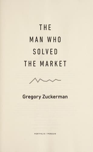 The Man Who Solved the Market cover